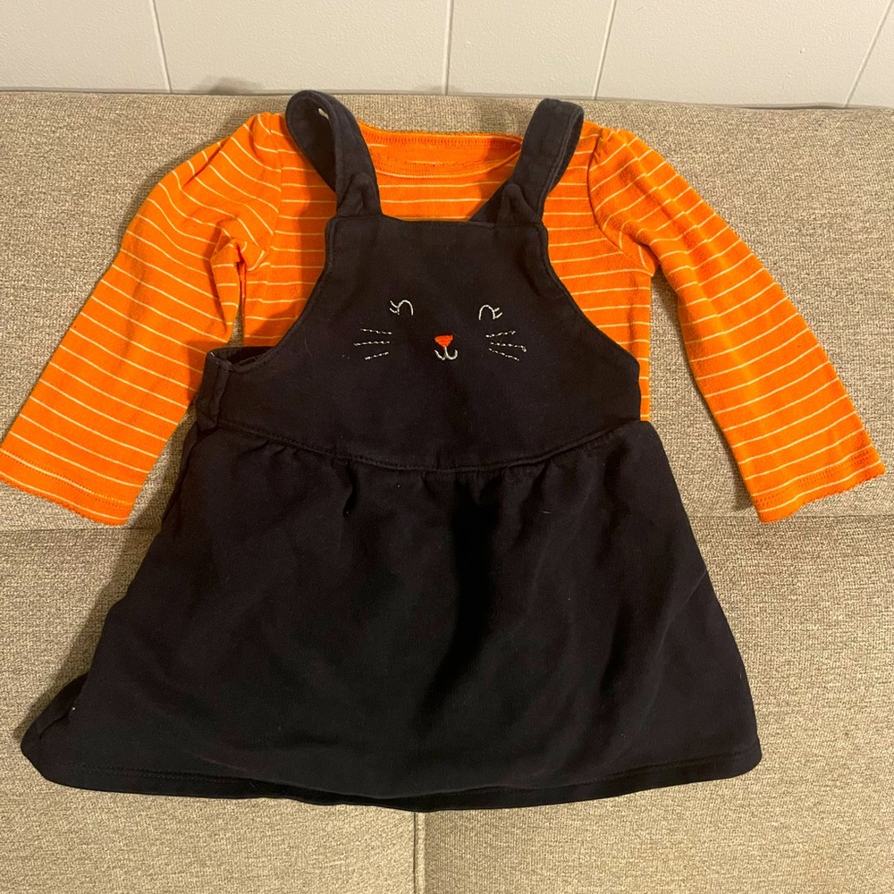2 piece Cat jumper dress